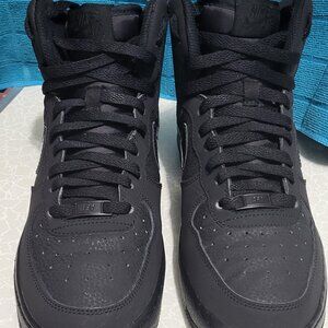 Nike Air Force 1 High (GS) Black/Black Big Kids Basketball 653998-001 Size 6.5Y